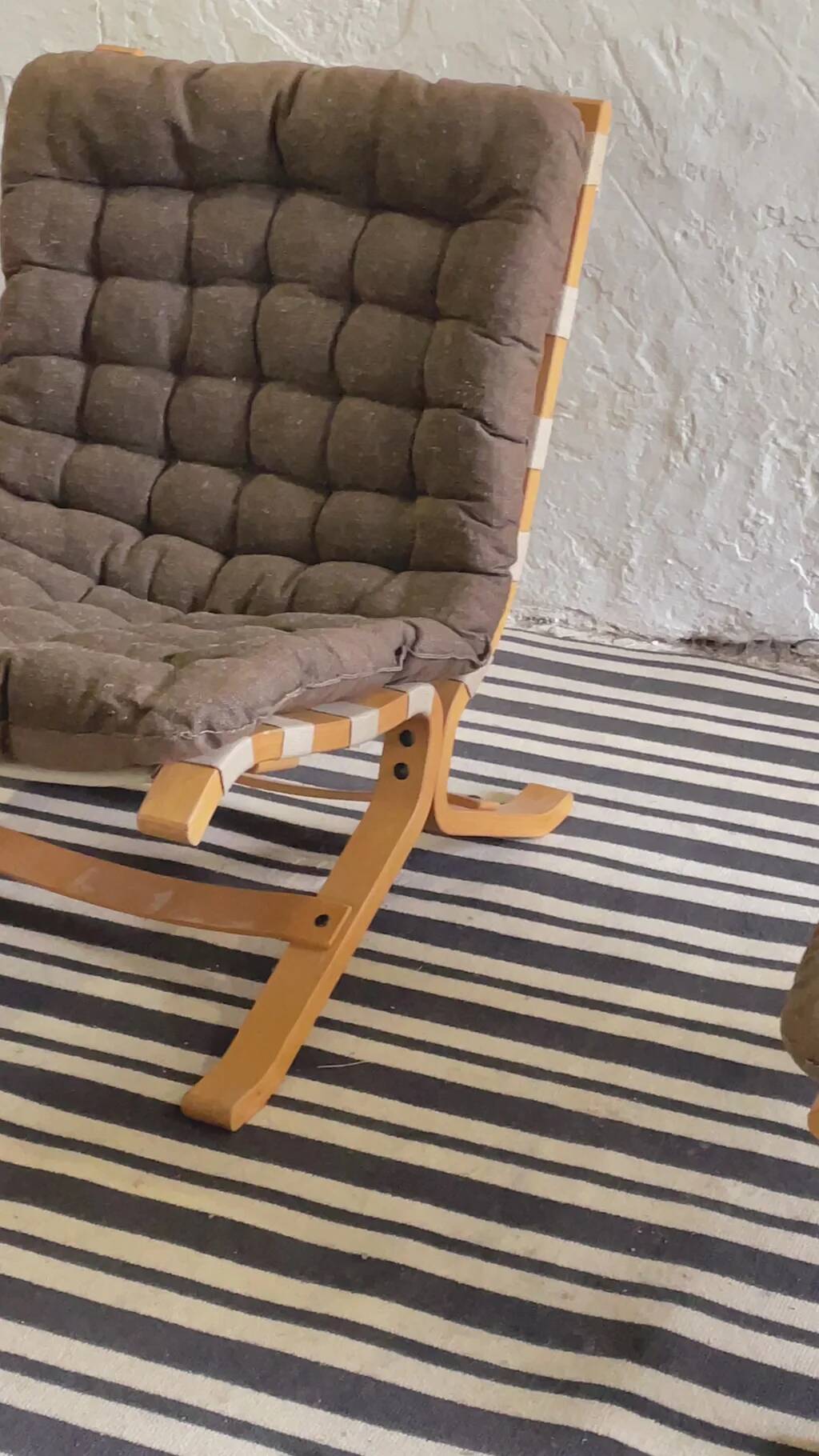 Mid-century Siesta lounge chair attributed to Ingmar Relling 1960s