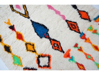 Colorful Berber carpet 245x140cm