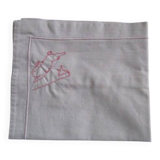 Antique embroidered child's pillowcase