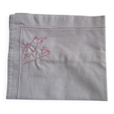 Antique embroidered child's pillowcase