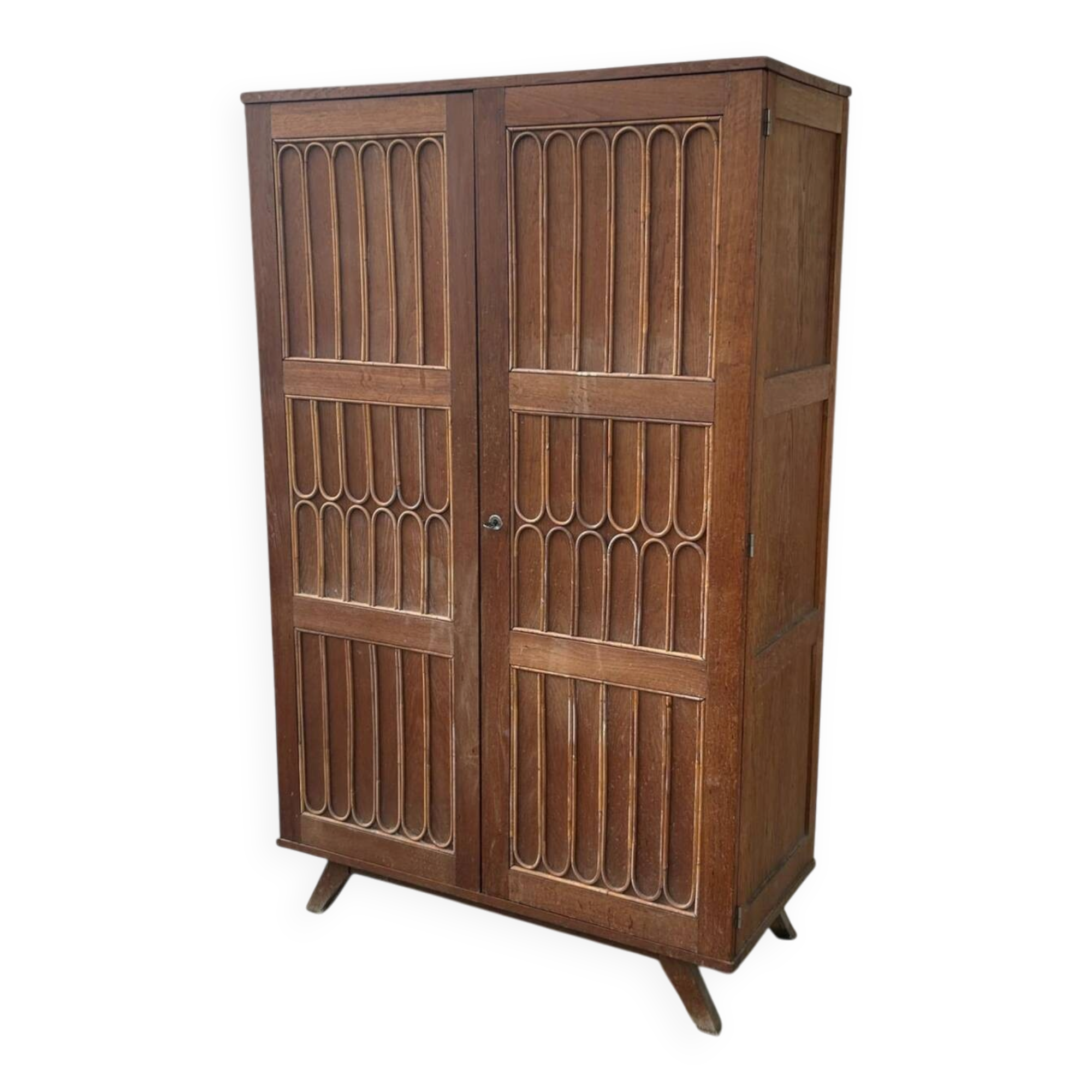 René Gabriel rare wardrobe from 1945-50, furniture from the reconstruction period.