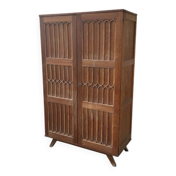 René Gabriel rare wardrobe from 1945-50, furniture from the reconstruction period.