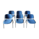Lot de six chaises  DSC 106 de Giancarlo Piretti pour Castelli 1970