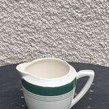 Coffee maker, milk jug and sugar bowl, Lumière, Digoin and Sarreguemines models
