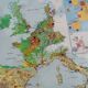 Old big map Hatier: The European community. 154 x 115 cm.
