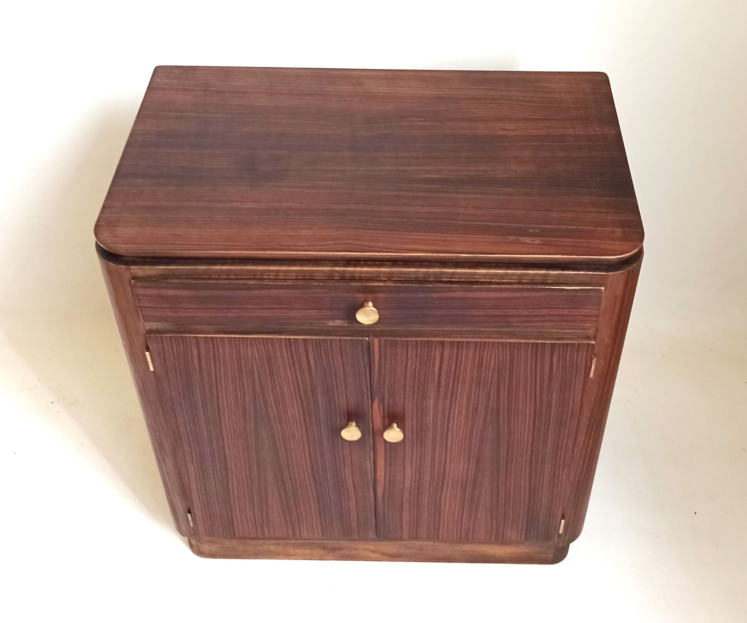 Meuble art déco bois macassar