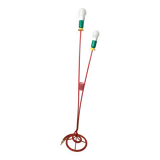 Multicolored Memphis style floor lamp