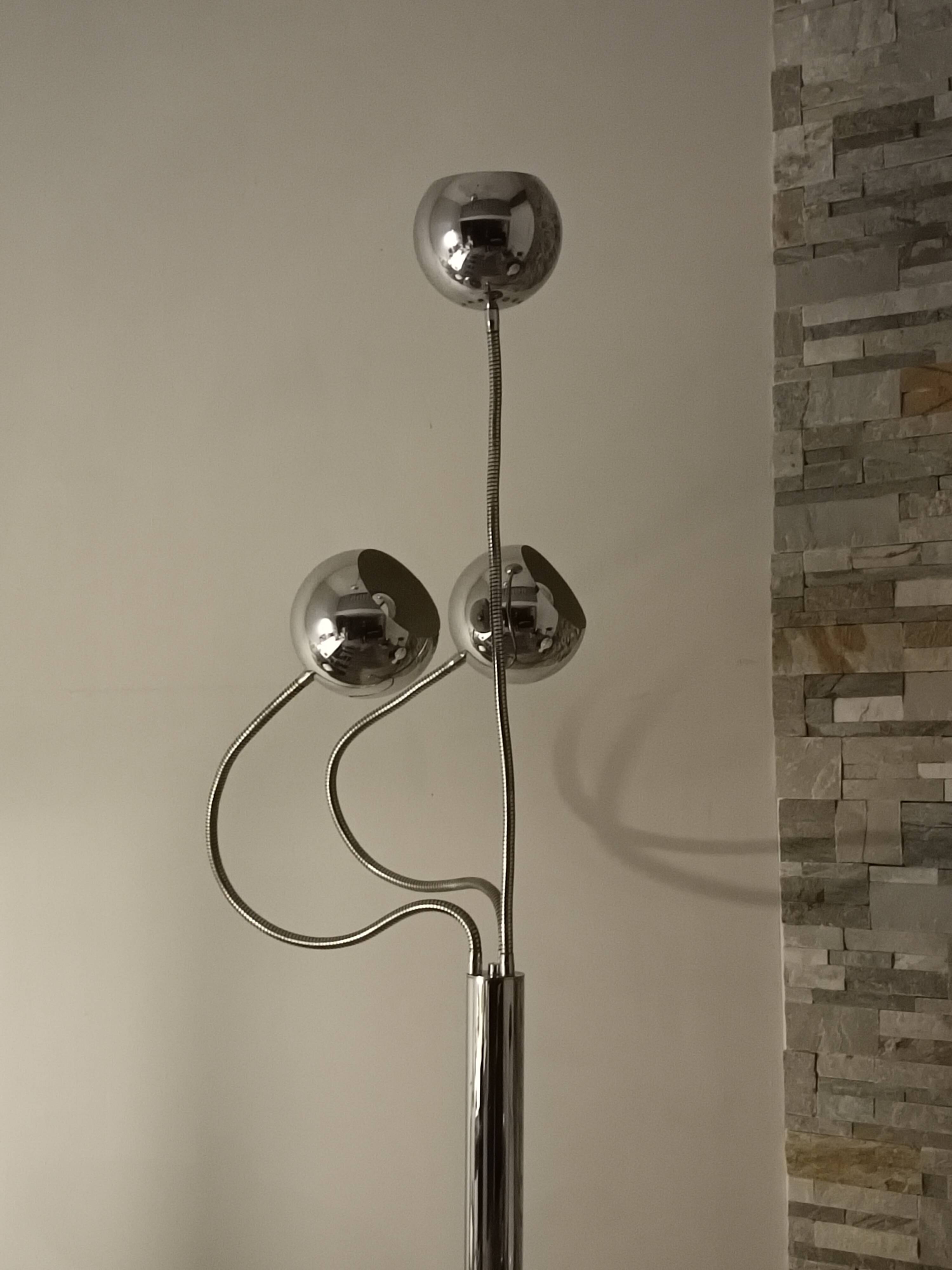 Eyeballs Floor Lamp by Goffredo Reggiani 1970s