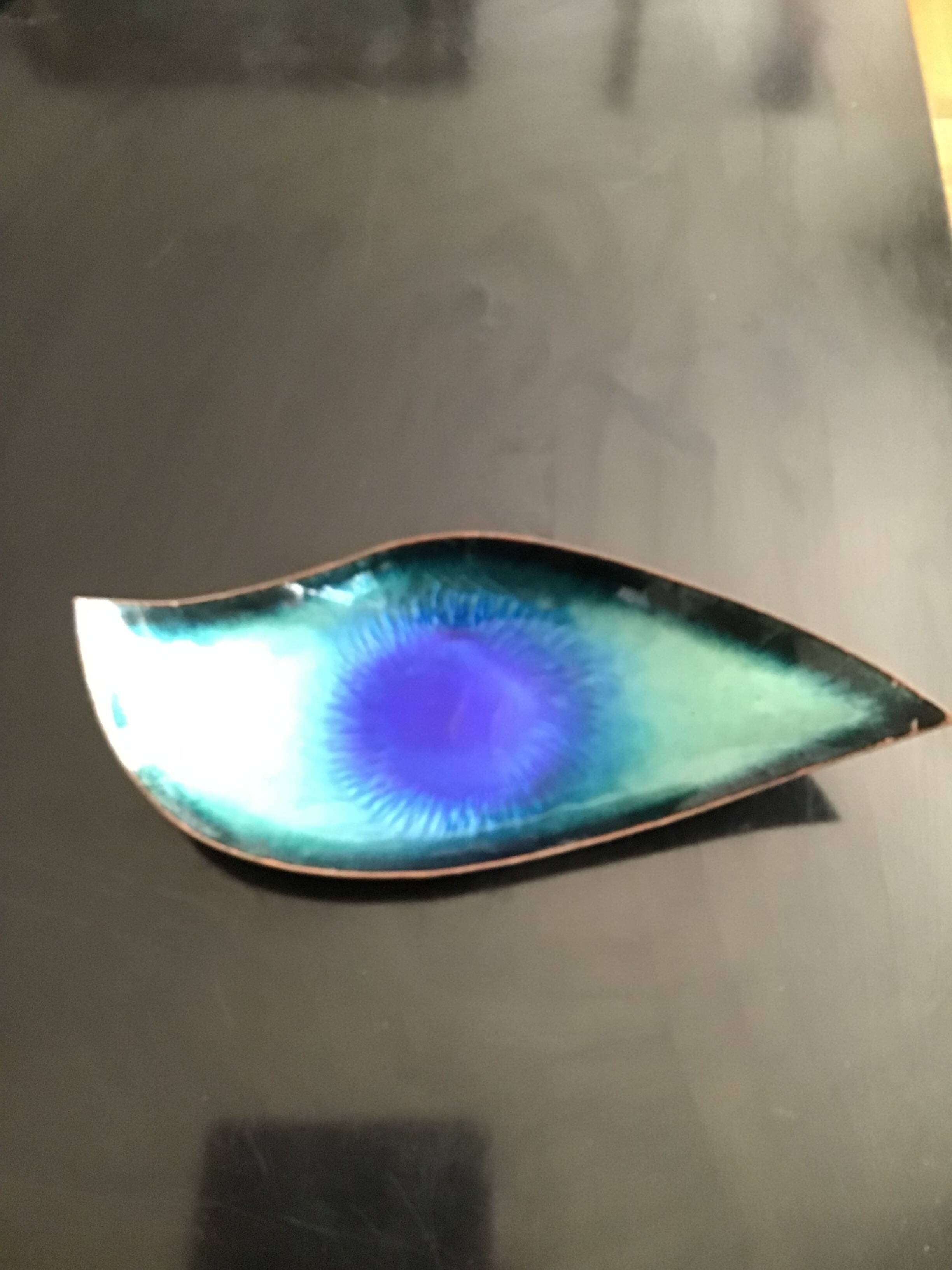 Enamel trinket dish