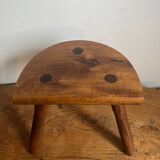 Wooden tripod stool