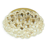 Large Mid Century Bubble Glass Ceiling Light By H. Tynell for Limburg 1960s