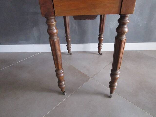 Old side table - folding edges