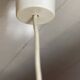 Vintage 1970 Murano glass cylindrical pendant light