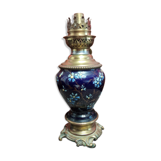 Ceramic oil foot lamp