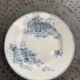 Large plate, earthenware dish, cartridge model, sarreguemines, U & C, made in France, earthenware