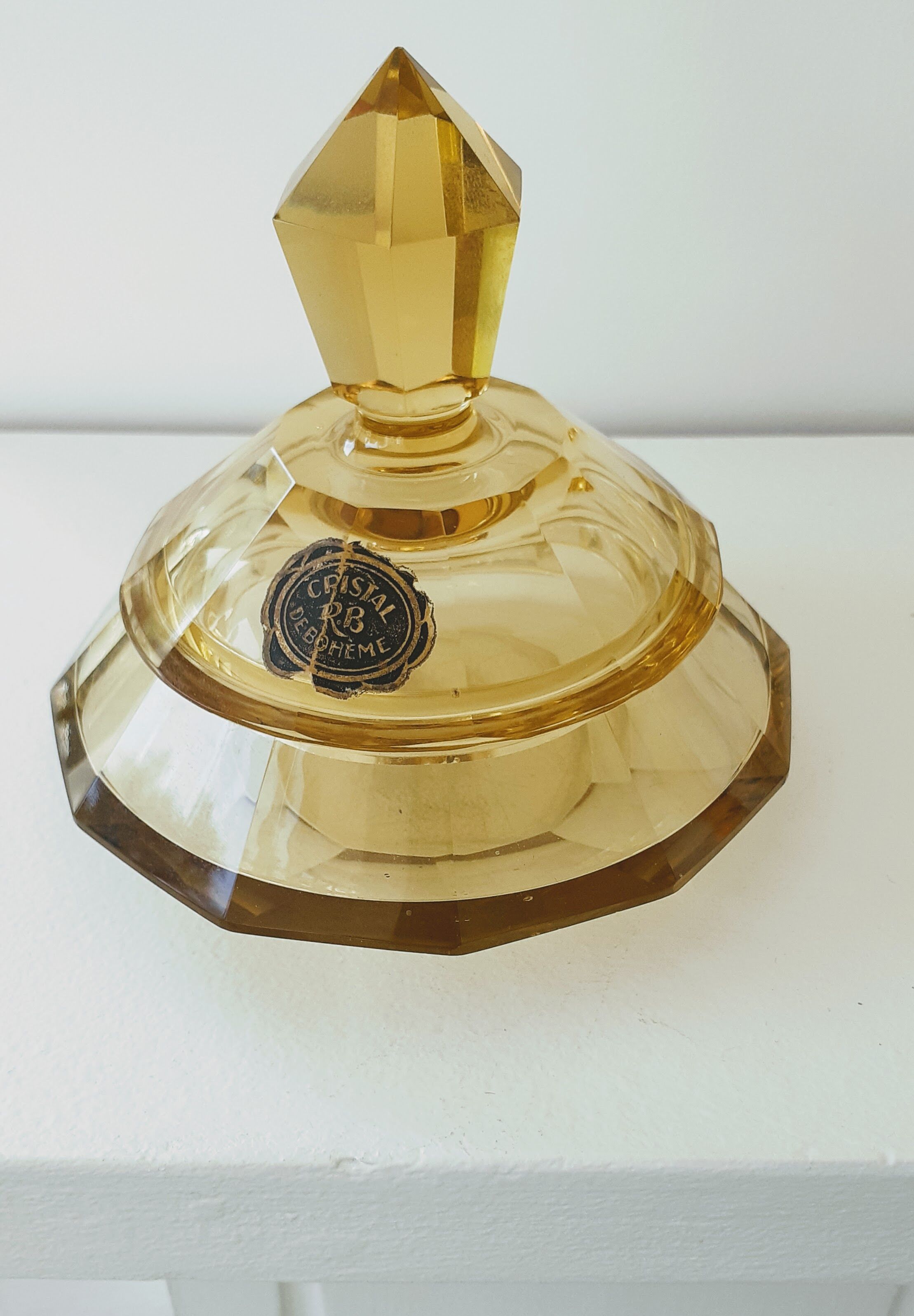 Ancient Bohemian crystal candy