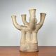 German Studio Pottery Sculptural Candleholder from Hans Fischer, 1980s