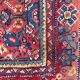 Old Persian carpet of Mahal handmade 126x197 cm