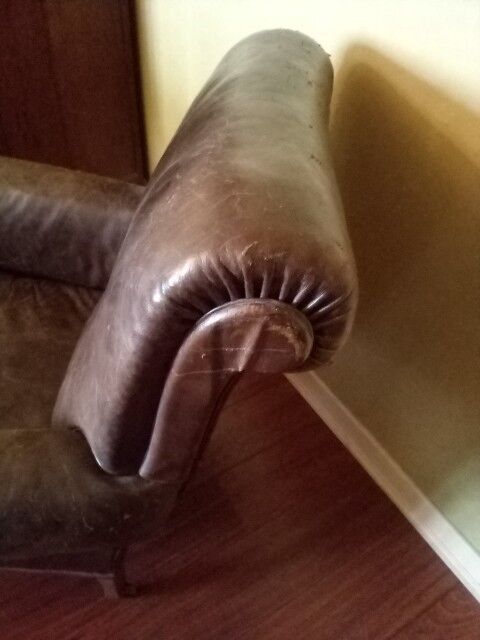 Vintage leather armchair