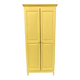 Armoire ancienne jaune gingembre