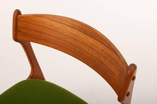 Chaises de salle à manger vintage par Erik Buch pour O.D. Mobilier