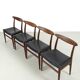 Model W2 Dining Chairs by Hans Wegner, Set of 4