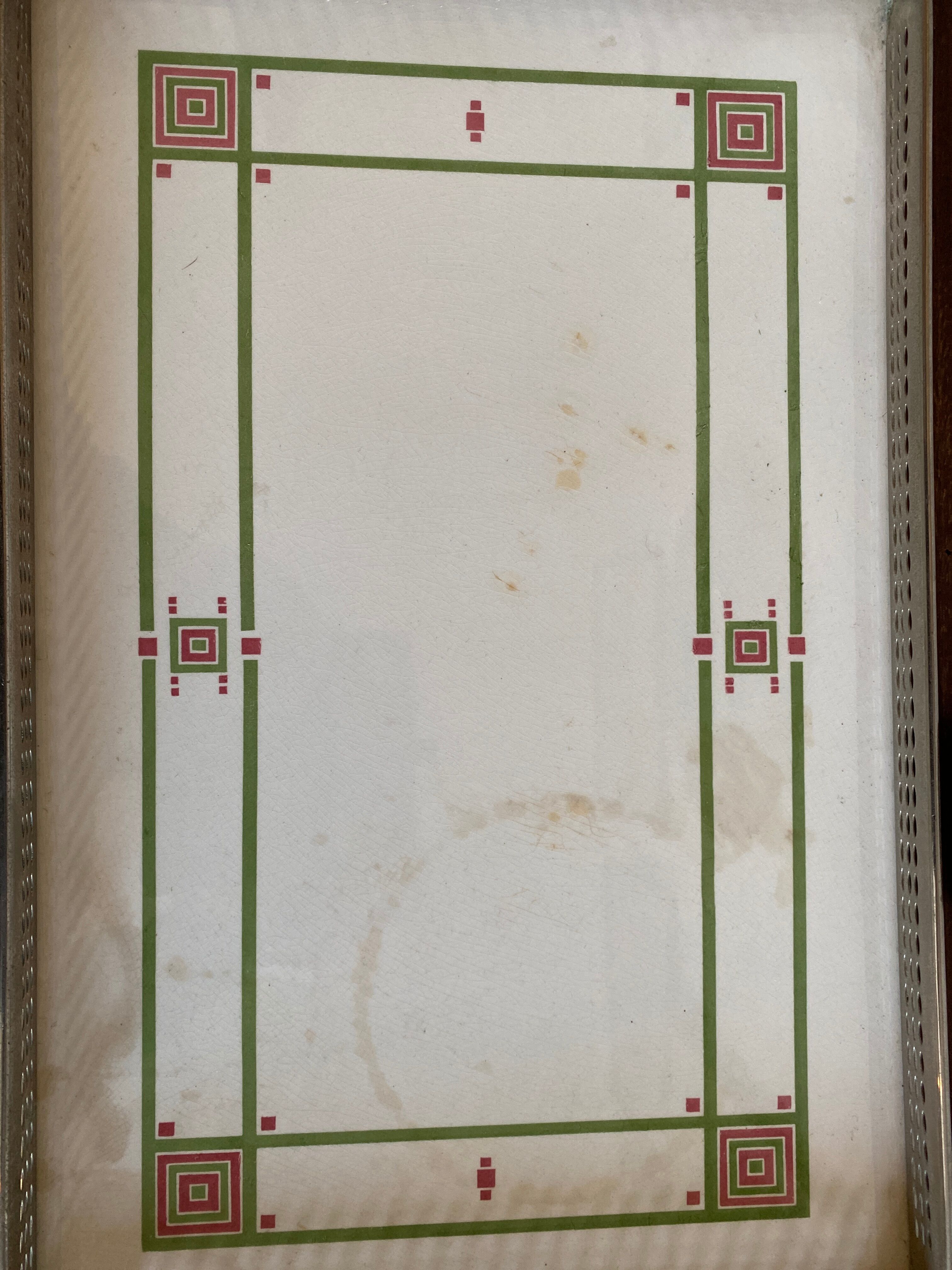 Art Deco service tray