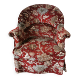 Velvet toad armchair