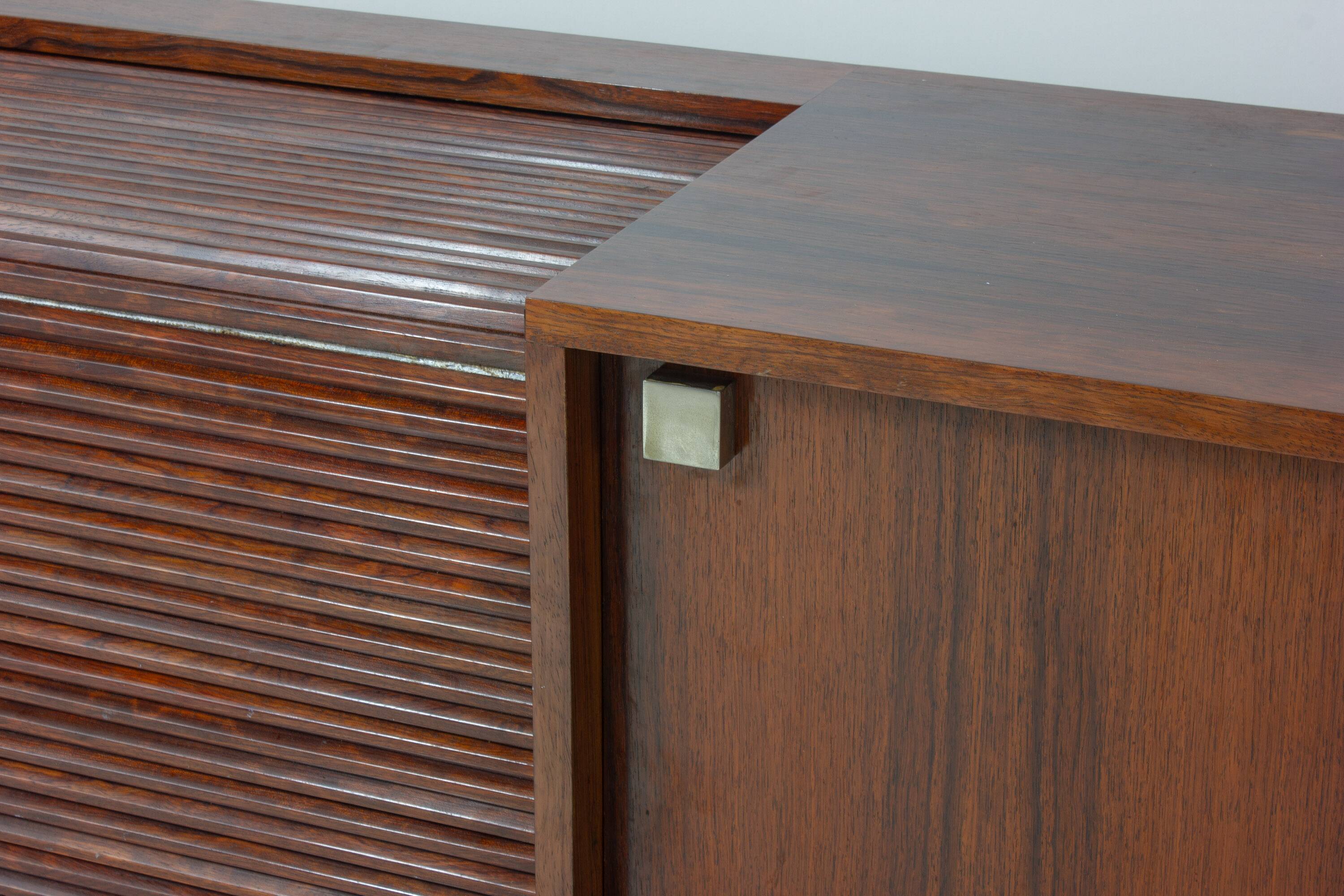 Rare mid-century sideboard bar unit in teak by Belform, 1960