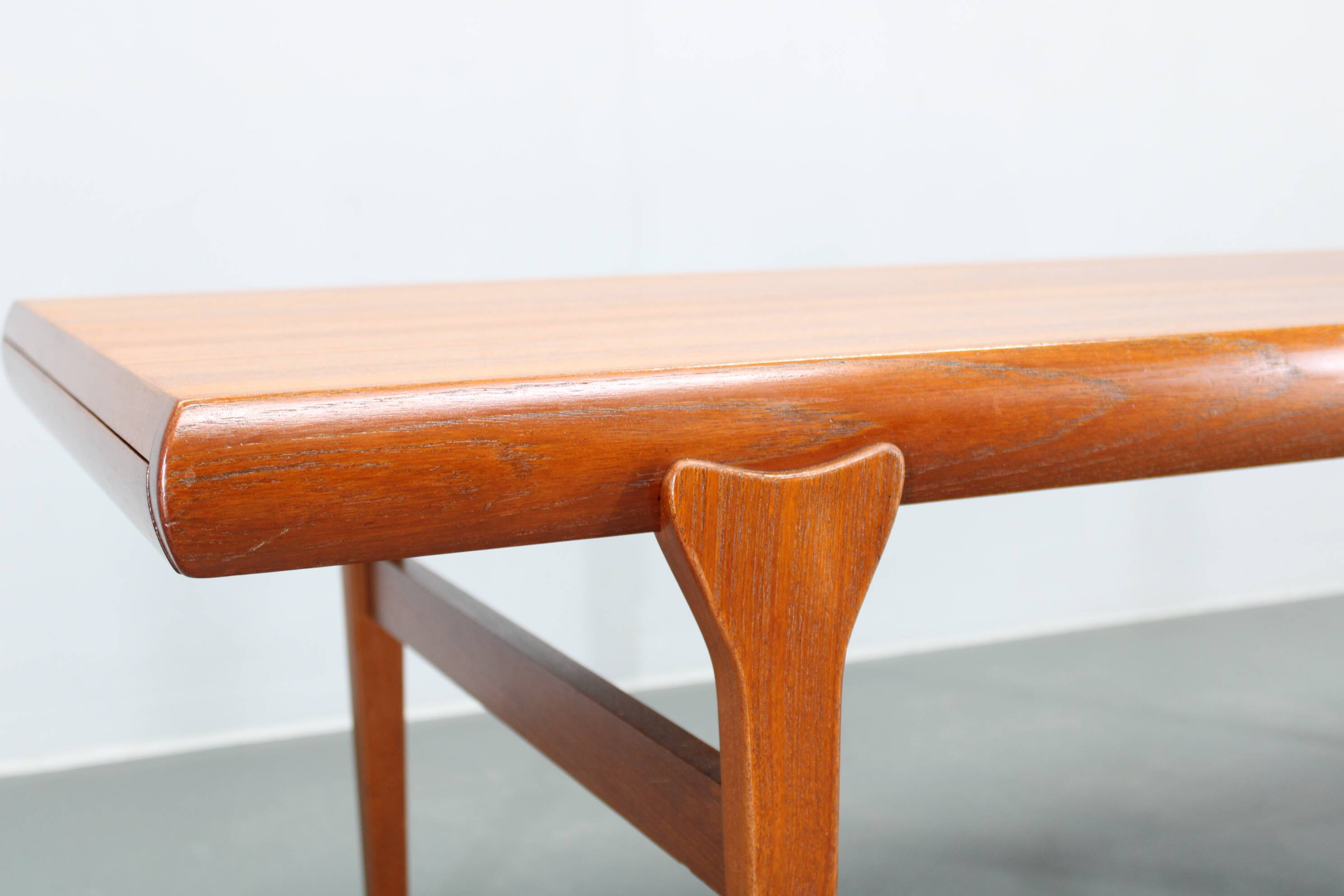 1960s Johannes Andersen Restored Teak Coffee Table for CFC Silkeborg, Denmark
