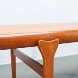 Table basse en teck restaurée par Johannes Andersen des années 1960 pour CFC Silkeborg, Danemark