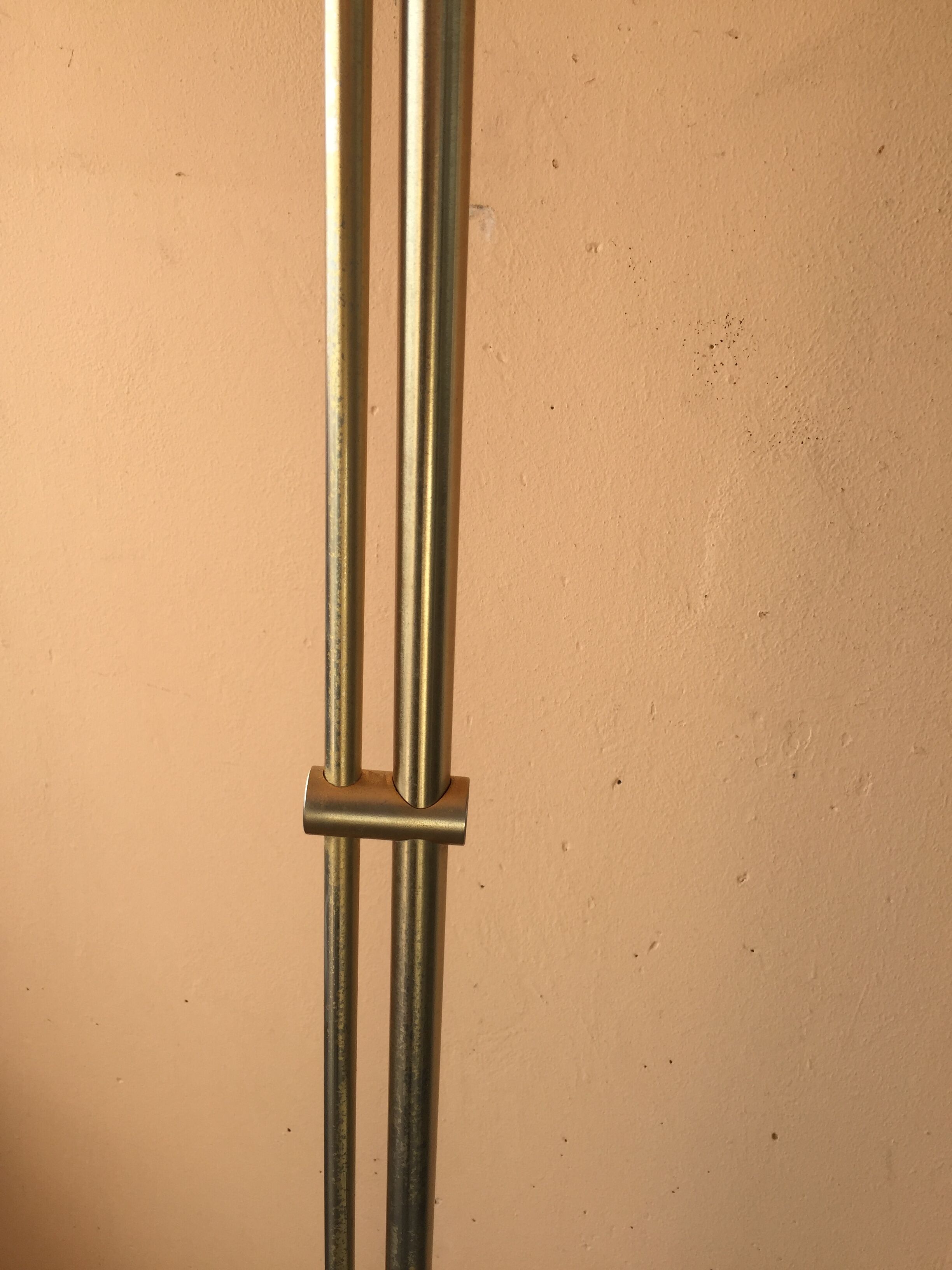 Wall glass floor lamp