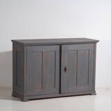 Small antique silver-grey cupboard (circa 1900) #29