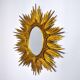 Large Mirror sun and gilded wooden spikes, early 20th century, 99cm