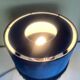 Blue velvet lamps
