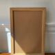 Beveled floral mirror