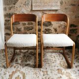 2 Baumann Traineau Chairs, Bemol restored