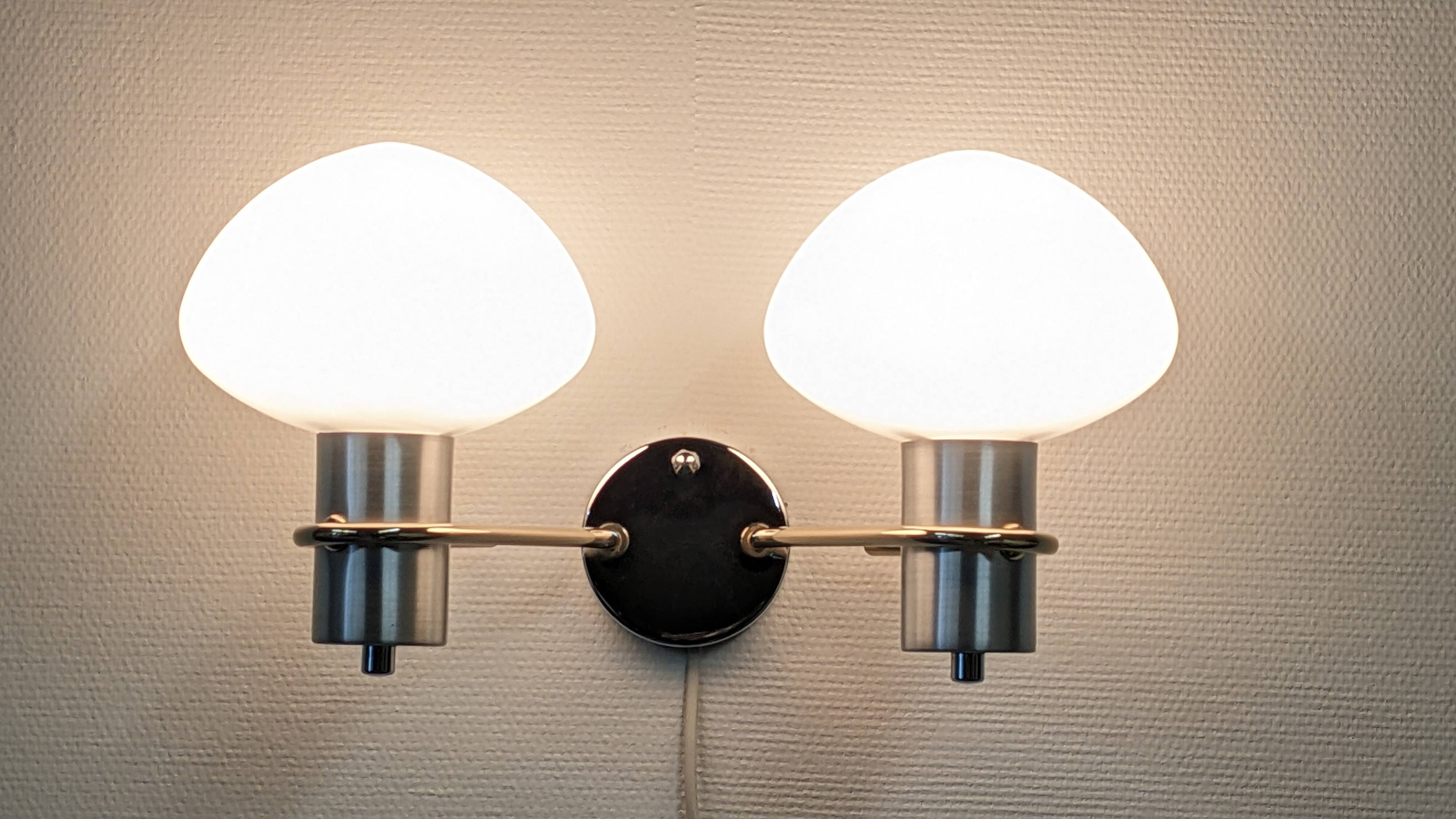 Space age double wall light from the 60s/70s