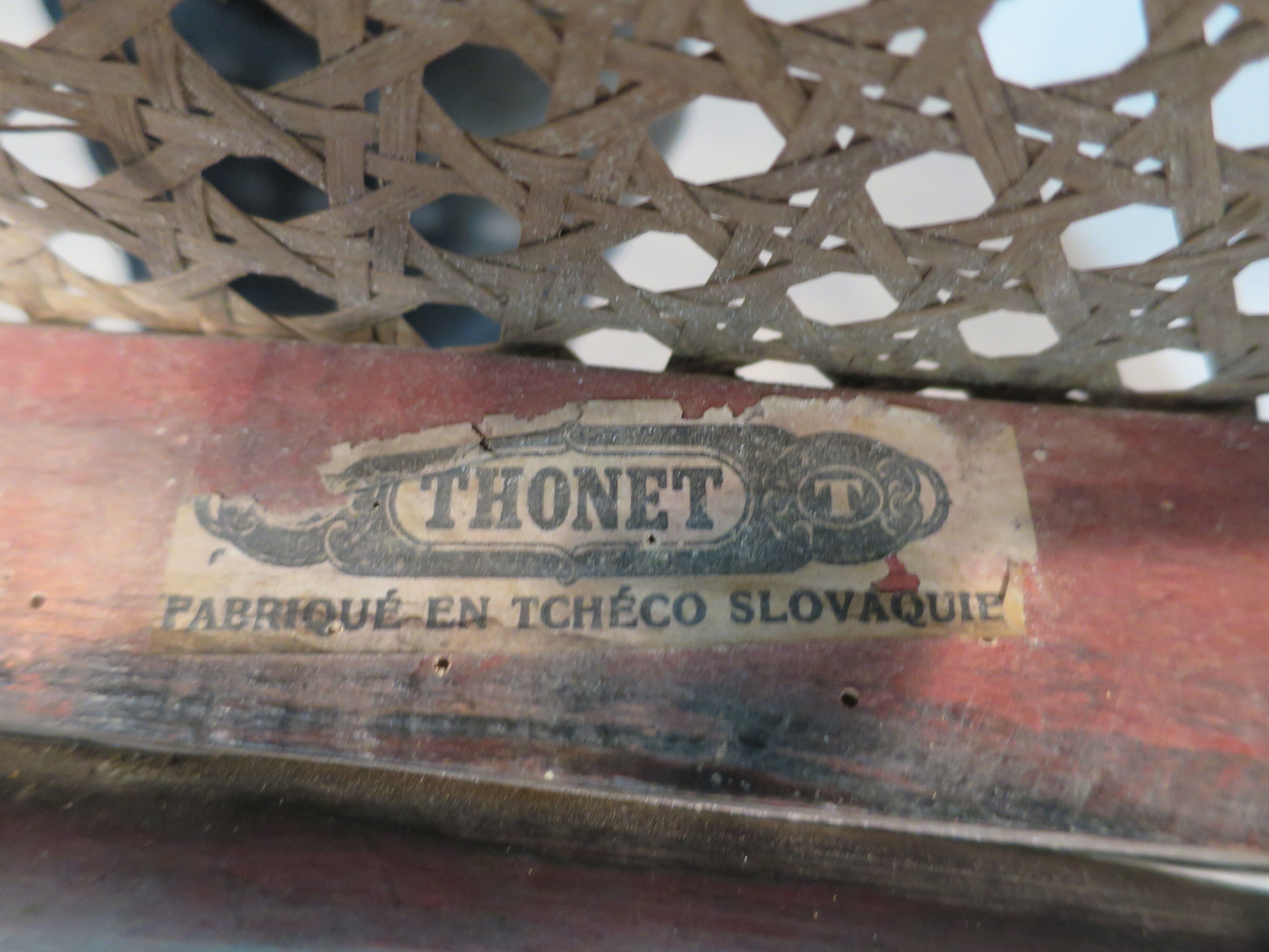 Thonet chair in early 1900