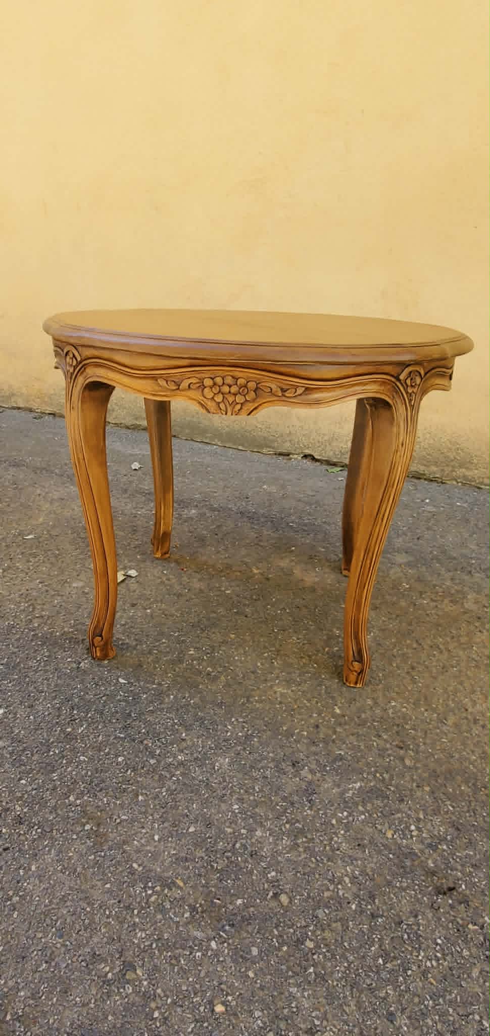 Wooden side table