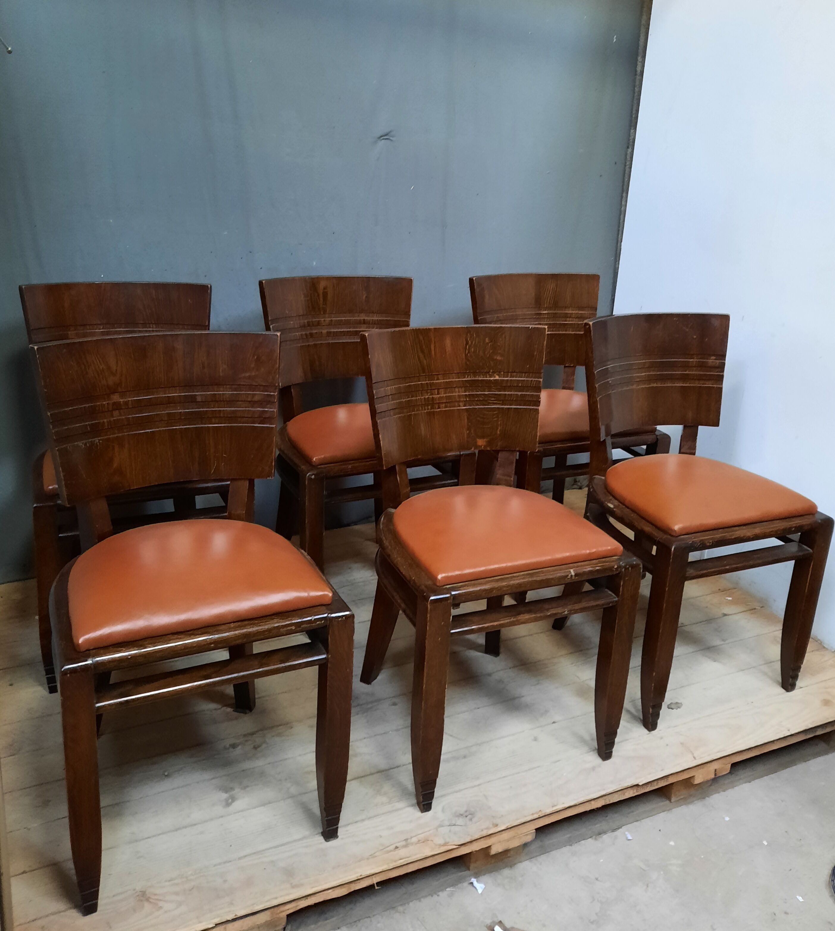 Series of 6 chairs year 1930