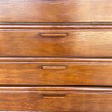 Vintage chest of drawers with 5 drawers in rosewood by Hulsta, circa 1970s.