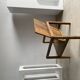 Fauteuil en bois naturel (teck) design minimaliste