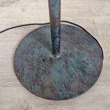 Unique large metal Thai art sculpture floor lamp goldleaf