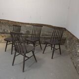 4 chaises Fanett SWR Ilmari Tapiovaara
