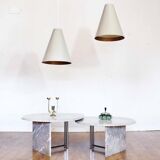 Pair of metal tapered suspensions
