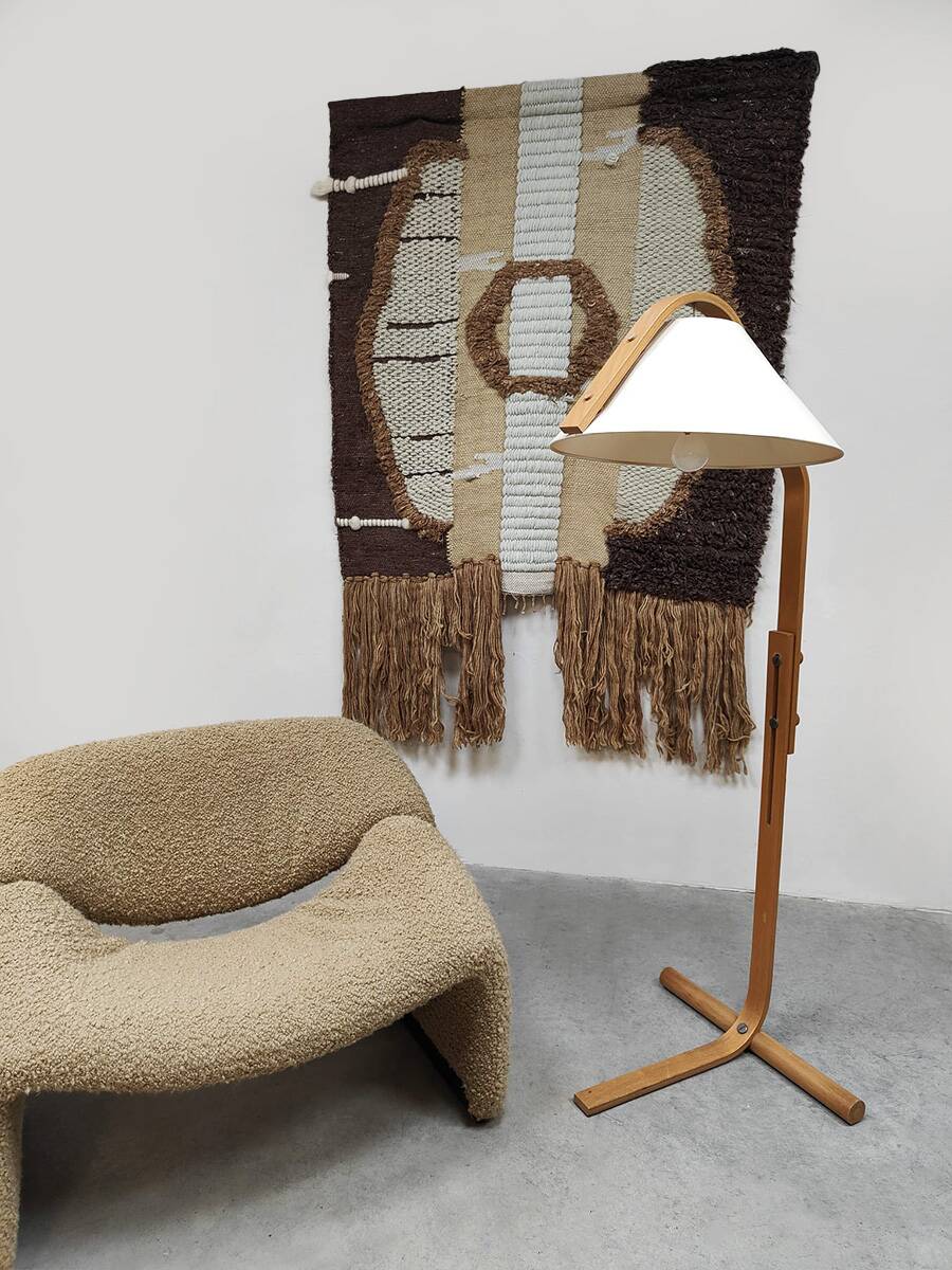 Domus floor lamp with vintage Swedish design by Jan Wickelgren.