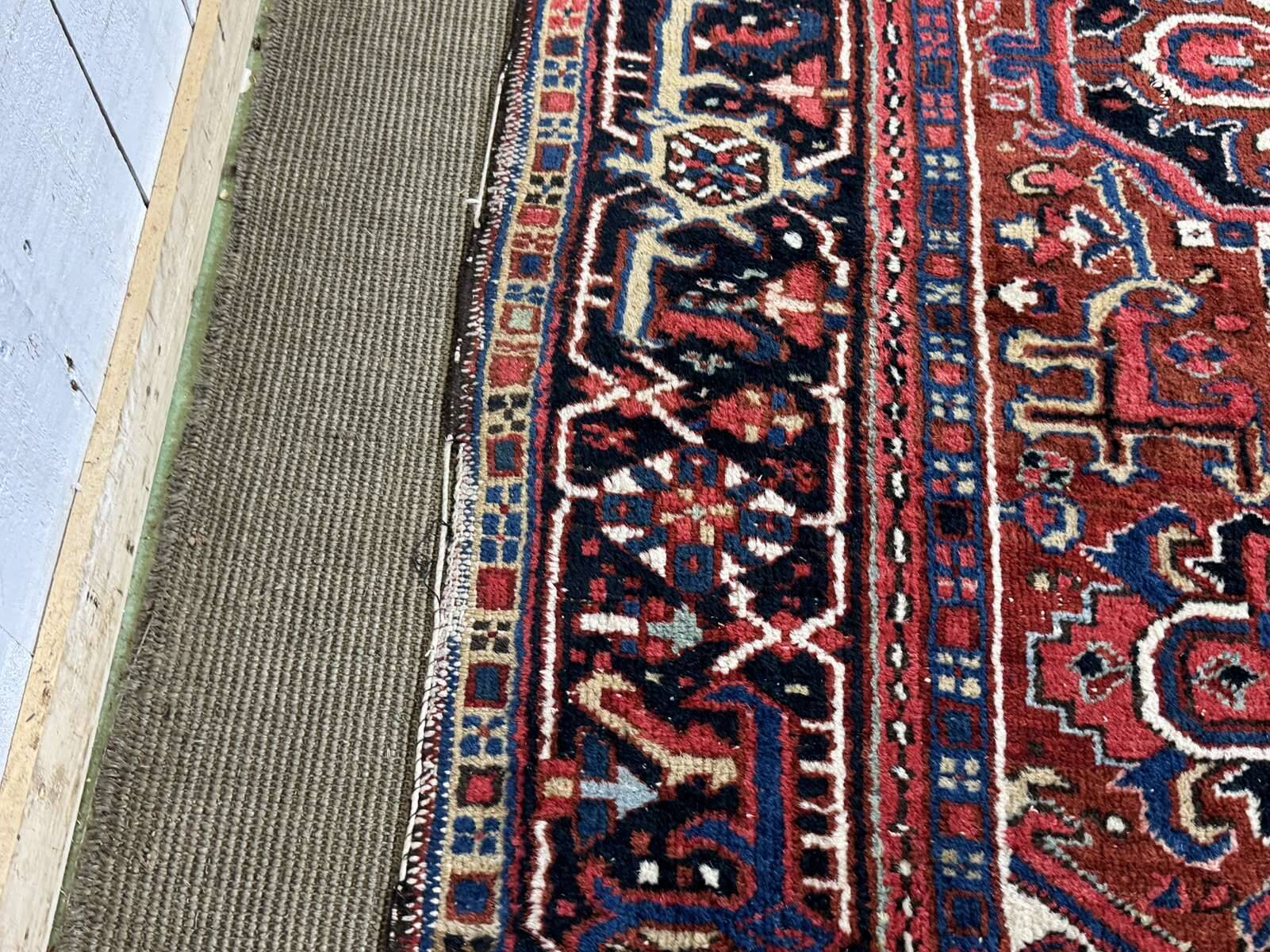 Handmade wool Iranian carpet - 3.35m x 2.32m