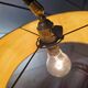 Lampadaire tripode style Matégot années 50