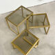 Trio de tables gigognes